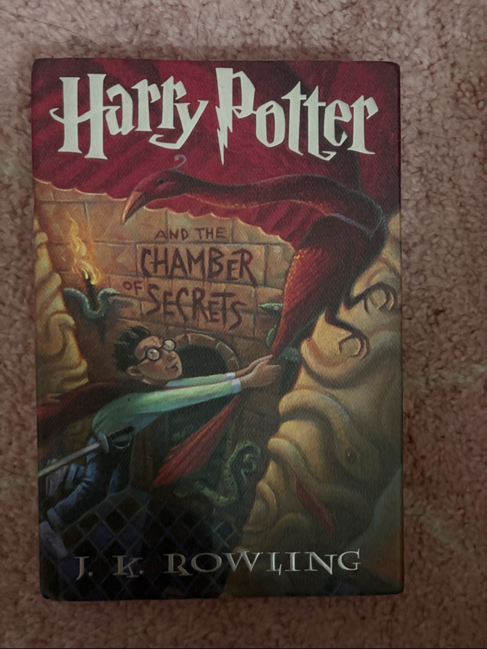 First Edition Harry Potter and the Chamber of Secrets Hardcover - Red Cover